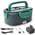 [jamais utilis�] bo�te � lunch chauffante, 60w 1, 5l, bo�te chauffante 2 en 1 pour camion, maison, �cole, ...