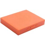 Boîte de microscope à glissière en plastique pour prise rectangulaire 100, orange Boîte de microscope à glissière en plastique pour prise rectangulaire 100, orange