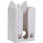 Bo�te � mouchoirs de salle de bain cr�ative murale sans poin�on porte - serviettes visage de chat bo�te ...