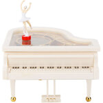 Bo�te � musique en forme de piano avec ballerine, coffret � bijoux d�coratif pour enfants - id�e cadeau ...