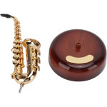 Bo�te � musique saxophone miniature, mod�le tournant pour d�coration int�rieure et cadeau d'anniversaire ...