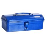 Bo�te � outils en m�tal de caisse en fer �paissie, bo�te � outils portative de grande capacit� avec serrure, ...