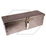 Bo�te � outils rectangulaire en t�le pour tracteur cod. a01999