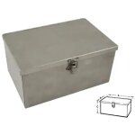 Bo�te � outils en t�le 60706 ? dimensions 260x140x130mm ? con�ue pour petits tracteurs et motobineuses ...