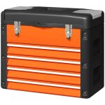 Bo�te � outils vide, 49, 7 x 25, 3 x 40, 7 cm, coffret � outils � 4 tiroirs, poign�e, bo�te � outils ...