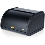 Bo�te � pain en m�tal noir 30x26, 5x17 cm