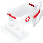 Bo�te de premiers secours, bo�te de pansements, vide, pour urgences, plastique, hlp : 14, 5 x 30 x 21 ...