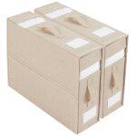 [jamais utilis�] boite rangement drap de lit, 2 pi�ces sac de rangement vetement, organisateur de drap ...