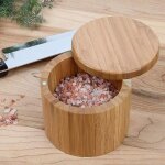 Bo�te de rangement � �pices, bo�tes de rangement en bois de haute qualit� bo�te � sel bo�te de rangement ...