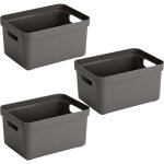 Boite de rangement sigma home box 13 l (lot de 3) Boite de rangement sigma home box 13 l (lot de 3)
