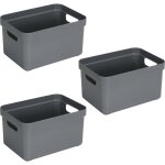Boite de rangement sigma home box 13 l (lot de 3)