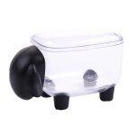 Bote de rangement transparente pour cotons - tiges d'agneau, bote de rangement de bureau pour papeterie, ...