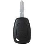 Bo�tier de cl� pour renault kangoo et dacia logan - coque de cl� 2 boutons, lame vierge non coup�e