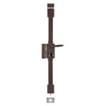 Boitier de serrure en applique beluga � fouillot pour porte d'entr�e, gauche, 3 pts, axe 45mm, marron ...