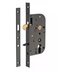 Thirard ? serrure � larder � mentonnet monopoint axe 50mm ? coffre acier embouti ? g�che plate en acier ...