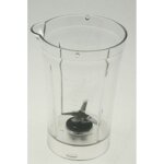 Bol / blender + couteau / noir pour pieces preparation. . .