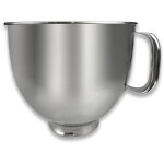 Bol m�langeur en acier inoxydable chef machine accessoires k5thsbp pour 5qt avec poign�e