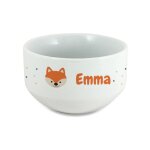 Bol petit déjeuner enfant personnalisable avec prénom et motif animal Bol petit déjeuner enfant personnalisable avec prénom et motif animal