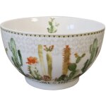 Bol en porcelaine cactus