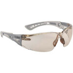 Lunettes de protection marron rush + bolle safety rushpcsp - marron clair - taille unique