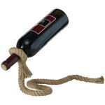 Boltze gruppe - porte - bouteilles de vin en fer, tress� avec corde, 15 x 16 cm