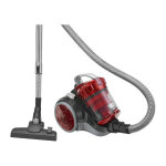 Bomann - aspirateur cyclon - twin - spin sans sac bs 9027 cb n rouge