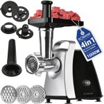 Bomann - hachoir à viandes 1000w fw6067cb - inox / noir Bomann - hachoir à viandes 1000w fw6067cb - inox / noir