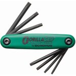 Couteau gorillagrip avec 7 cls torx inviolables tr7 - tr25 bondhus 12636