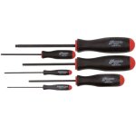 Jeu de tournevis  billes mtriques. lot de 6 1, 5 - 5 mm bondhus 10686