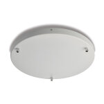 Bonetti illumina - rosace rosace multic�bles en fer blanc diam�tre 40 � 3 trous h. 3 d. 40 bl290 - pl3 ...