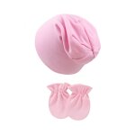 Bonnet pour bb, gants anti - rayures, bonnet hexagonal pour bb