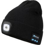 Bonnet bluetooth avec lumière, unisexe, rechargeable par usb, 4 led, lampe de poche, avec écouteurs sans ... Bonnet bluetooth avec lumière, unisexe, rechargeable par usb, 4 led, lampe de poche, avec écouteurs sans ...