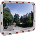 Miroir de traffic convexe - rectangulaire 60x80cm et rflecteurs bv564616