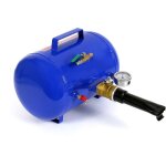 Wiltec - booster de pneus canon � air 19l gonfleur pneumatique de pneus compresseur jante 10 bar max. ...