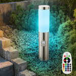 Borne e27 lampadaire jardin éclairage extérieur détecteur de mouvement, télécommande dimmable mémoire ... Borne e27 lampadaire jardin éclairage extérieur détecteur de mouvement, télécommande dimmable mémoire ...