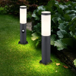 Borne lumineuse avec détecteur de mouvement lampadaire d'extérieur lampadaire de jardin acier inoxydable, ... Borne lumineuse avec détecteur de mouvement lampadaire d'extérieur lampadaire de jardin acier inoxydable, ...