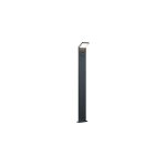 Trio - leuchten borne lumineuse d'extrieur en fonte d'aluminium anthracite 421169142 pearl