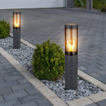 Borne lumineuse d'ext�rieur, borne lumineuse d'ext�rieur, lampes de jardin anthracite, lampadaire balcon, ...