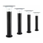 Bornes solaires connect�es ufo rgbw ip65 60cm (lot de 4) - silumen