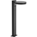 Borne solaire extérieur led en métal 50 cm jardin allée détecteur de mouvement noir parkers Borne solaire extérieur led en métal 50 cm jardin allée détecteur de mouvement noir parkers