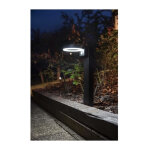 Galix g4590b borne solaire inox 50 cm 1000 lumens