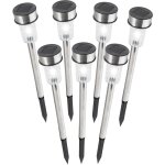 Borne solaire inox les 7 pcs h. 36cm