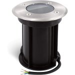 Boru spot encastrable au sol rond pour gu10 - aspect bross - cble ip67 prinstall,  110mm 130mm(ampoule ...