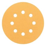 5 disques abrasifs c470 bosch pour ponceuses excentriques  125 mm best for wood and paint 8 trous