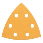 5 feuilles abrasives c470 bosch pour ponceuses delta 93 mm best for wood and paint 6 trous / grain:80 ...