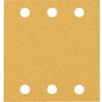 Bosch accessories 2608901655 papier abrasif pour ponceuse vibrante grain 60 (l x l) 107 mm x 115 mm 50 ...