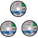 Bosch - accessories 3 disques  trononner expert for inox (pour acier inoxydable, 230 22. 23 3. 3 mm, ...