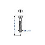 Bandes de 1000 vis placo type g : fermacell / bois et mtal - bosch