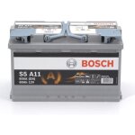 Bosch - batterie de d�marrage auto s5 agm s5a11 12v 80ah 800 a en - compatible start - stop
