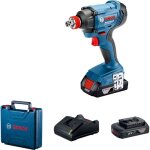 Bosch - cl� � chocs gdx 180 - li 18 v 2x2 0 ah accu.